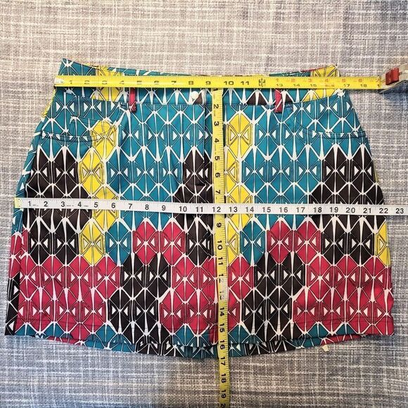 SLAZENGER Golf Womens Size 8 Sport Skort Multicolor Print - Picture 3 of 8